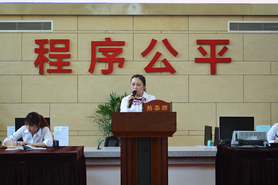 拍卖师 正在组织拍卖 